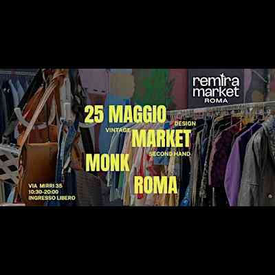 REMIRA MARKET A ROMA 25 MAGGIO vintage & more