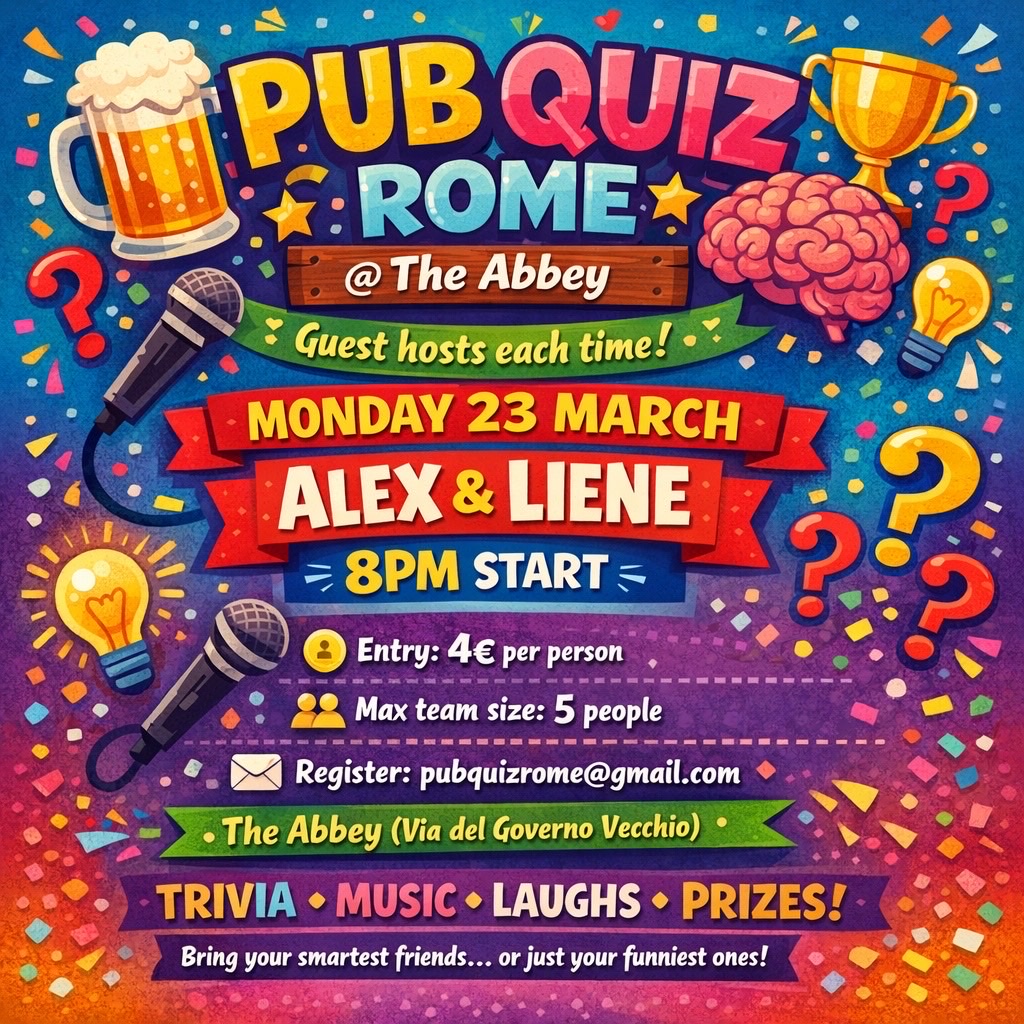 Pub Quiz Rome @ The Abbey