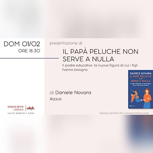 Presentazione di "Il papà peluche non serve a nulla"