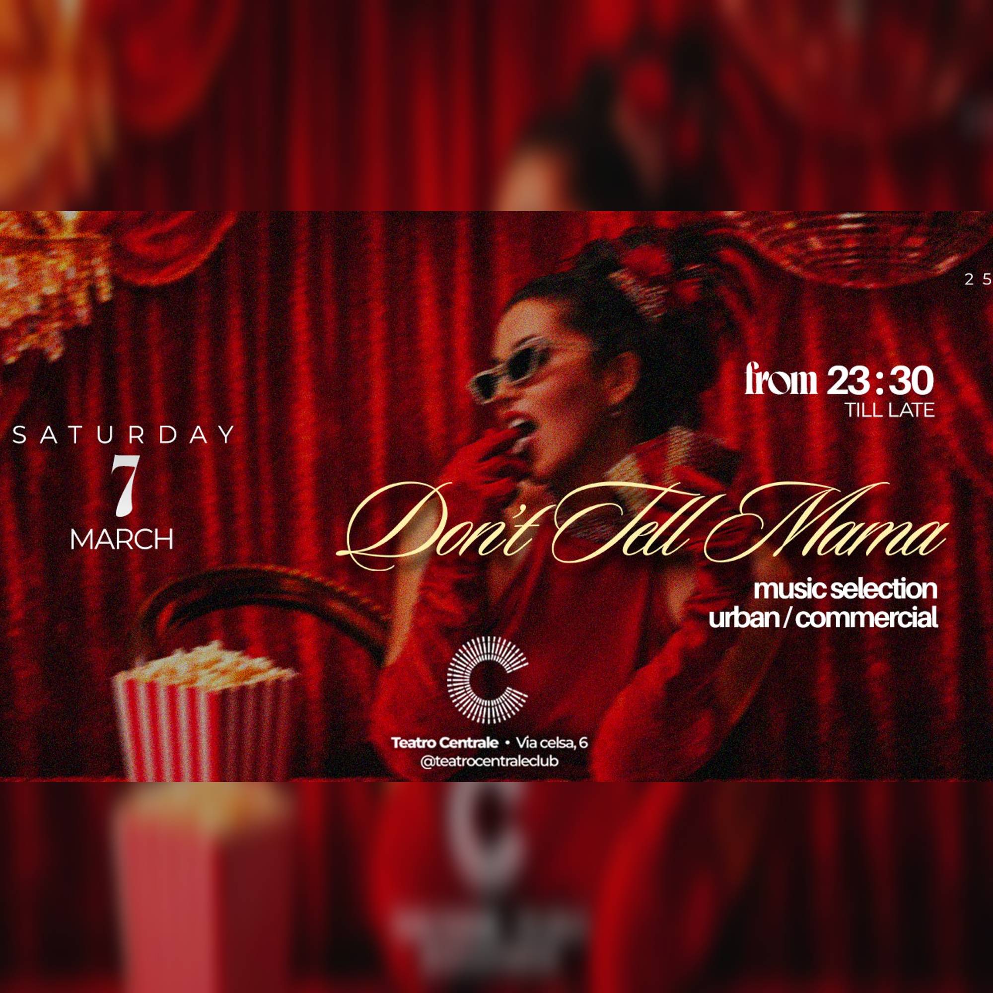 Don't Tell Mama - Sabato 7 Marzo