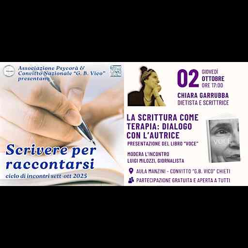 La scrittura come terapia: dialogo con l'autrice