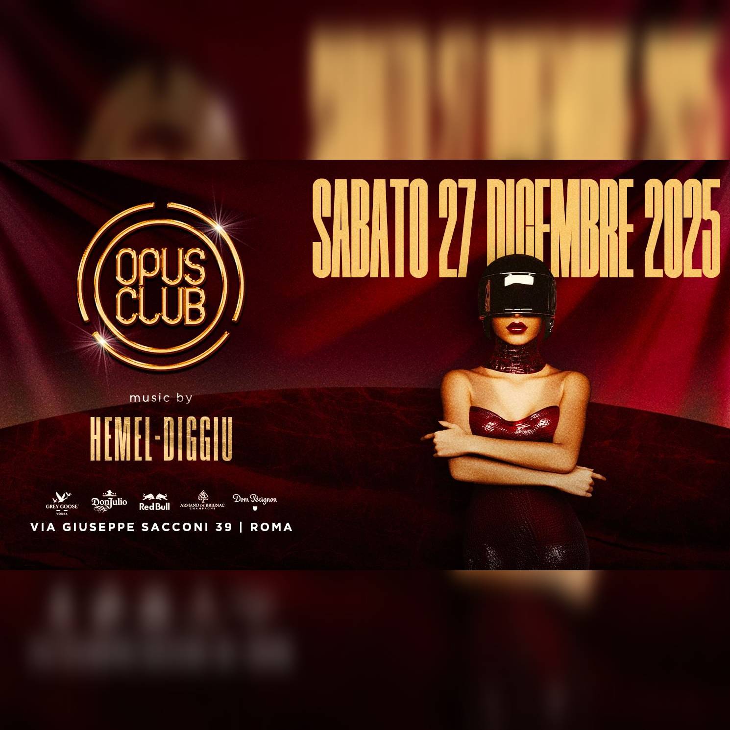 Sabato 27 dicembre @Opus Club