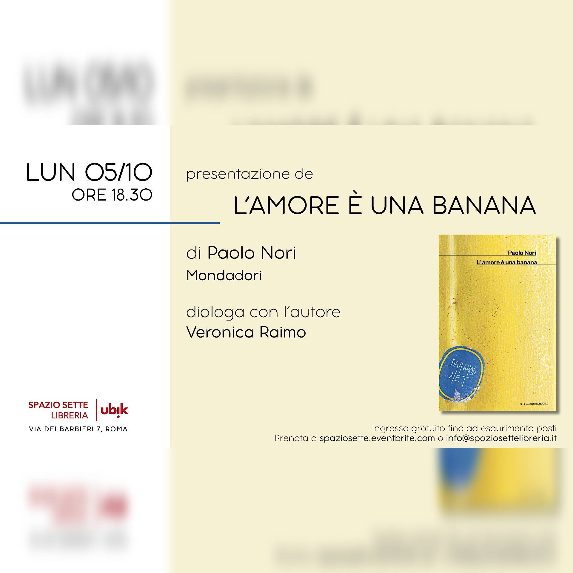 Presentazione de "L'amore è una banana"