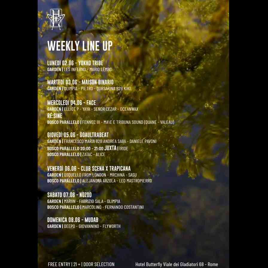 Hotel Butterfly week