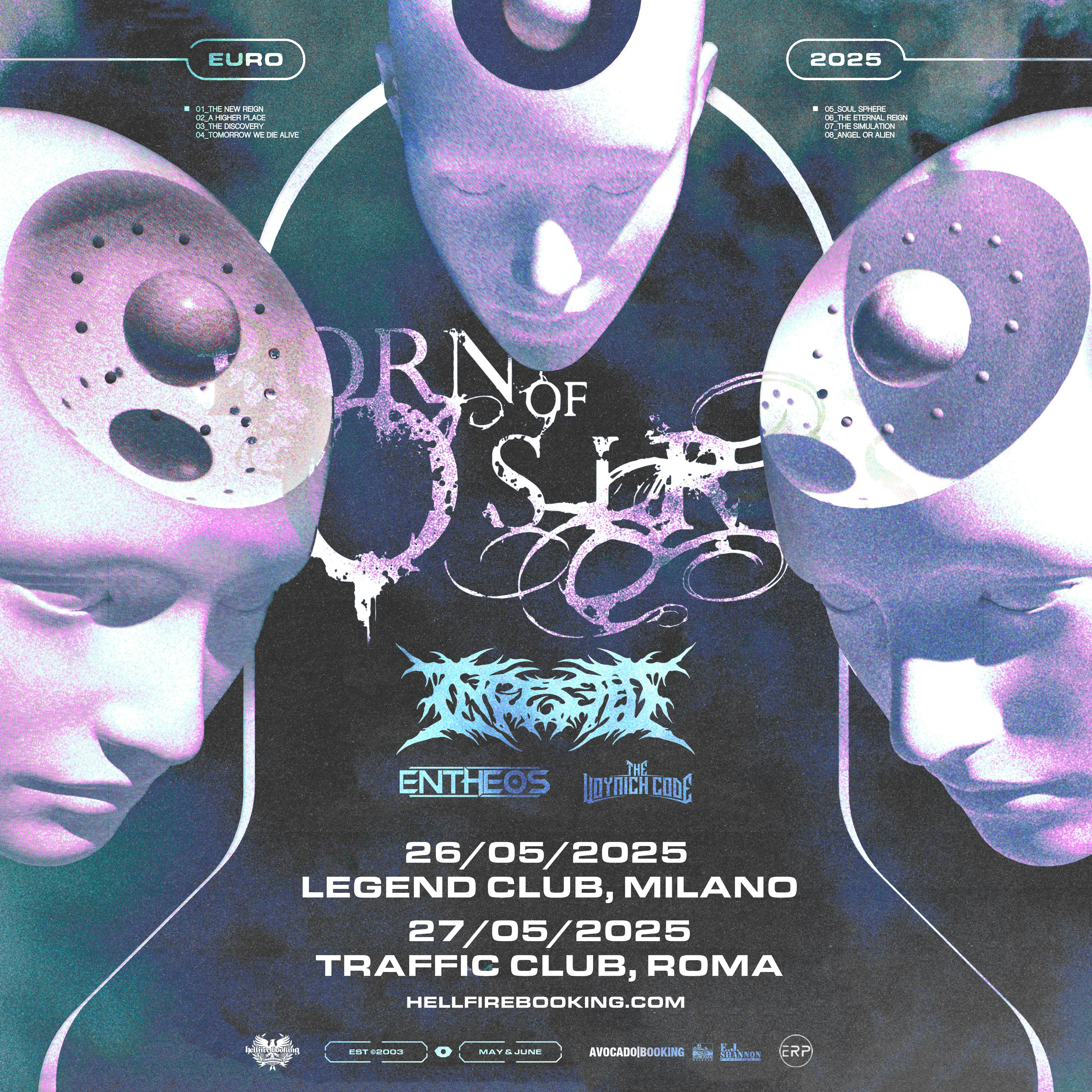 Born of Osiris + Ingested + Entheos + The Woynich Code