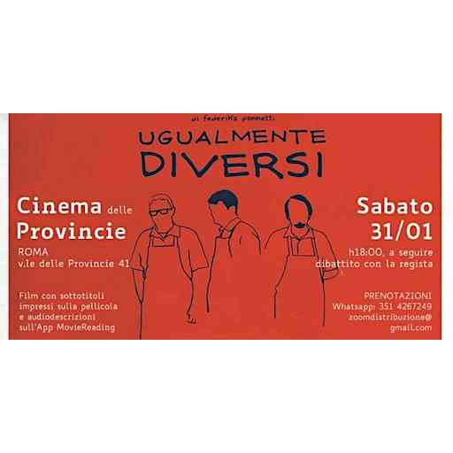 UGUALMENTE DIVERSI - Cinema delle Provincie