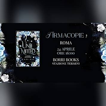 KARINA - UNLIMITED Firmacopie 24 Aprile ore 16:00 a Roma Termini