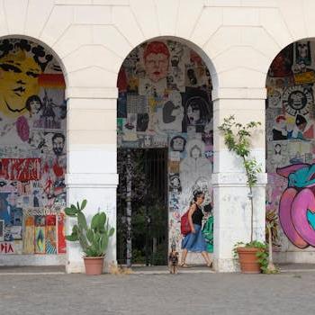 Annamo': la street art incontra Anna Magnani nella sua via Margutta