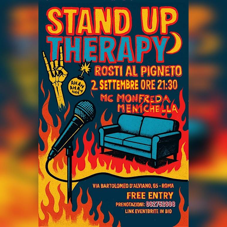 STAND-UP COMEDY ROSTI AL PIGNETO - FREE ENTRY - 02/09