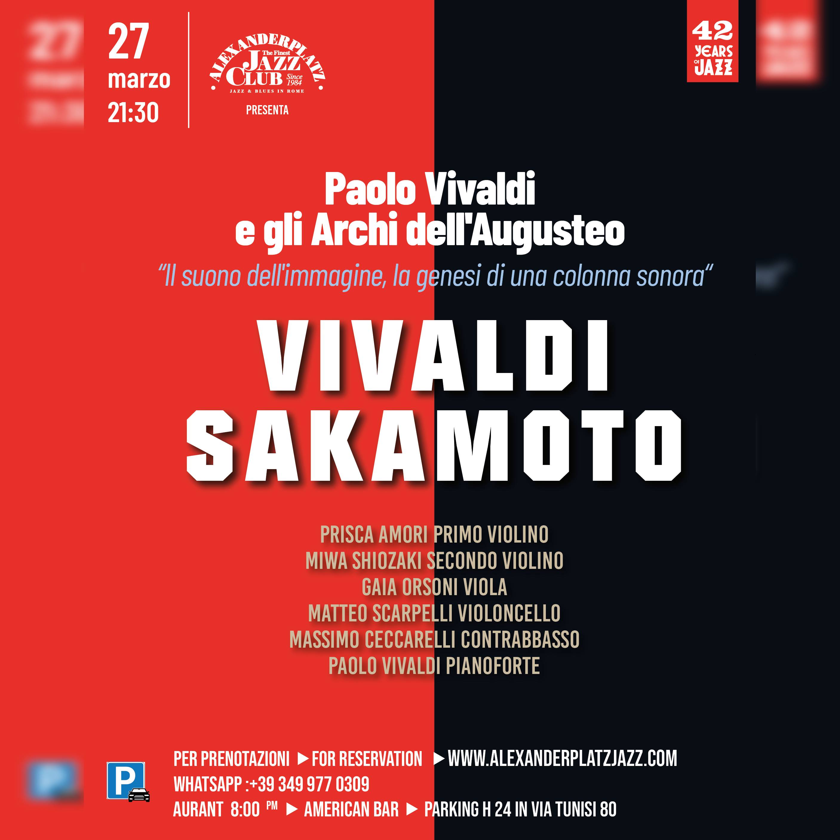 Paolo Vivaldi e gli Archi dell'Augusteo “Il suono dell'immagine, la genesi di una colonna sonora“