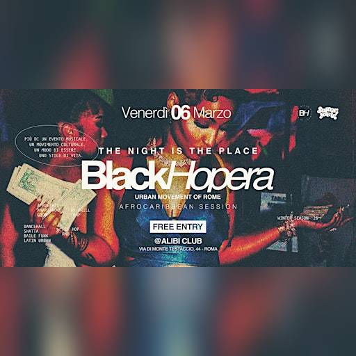 THE NIGHT IS THE PLACE - BLACK HOPERA - AFROCARIBBEAN SESSION