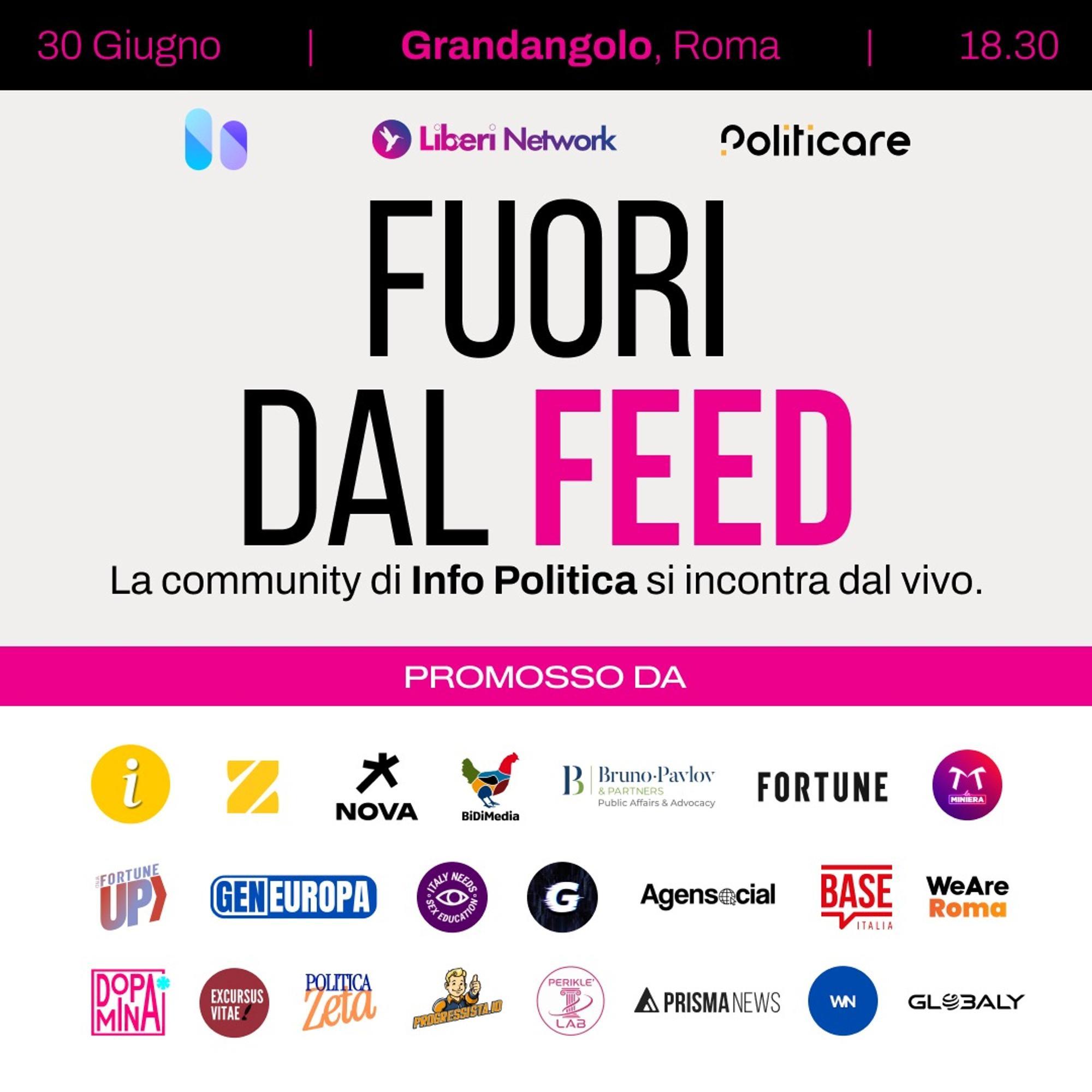 30.06 FUORI DAL FEED - GRANDANGOLO