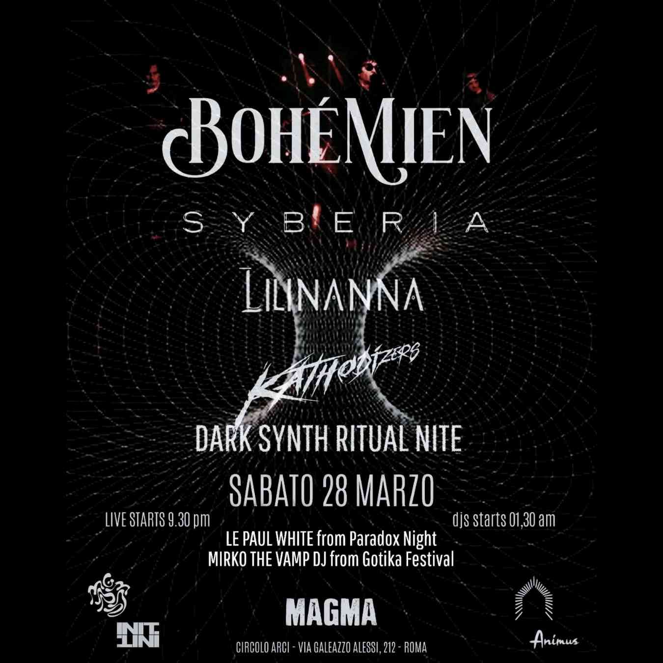 Dark Synth Ritual Nite