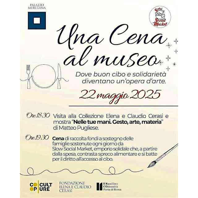 UNA CENA AL MUSEO