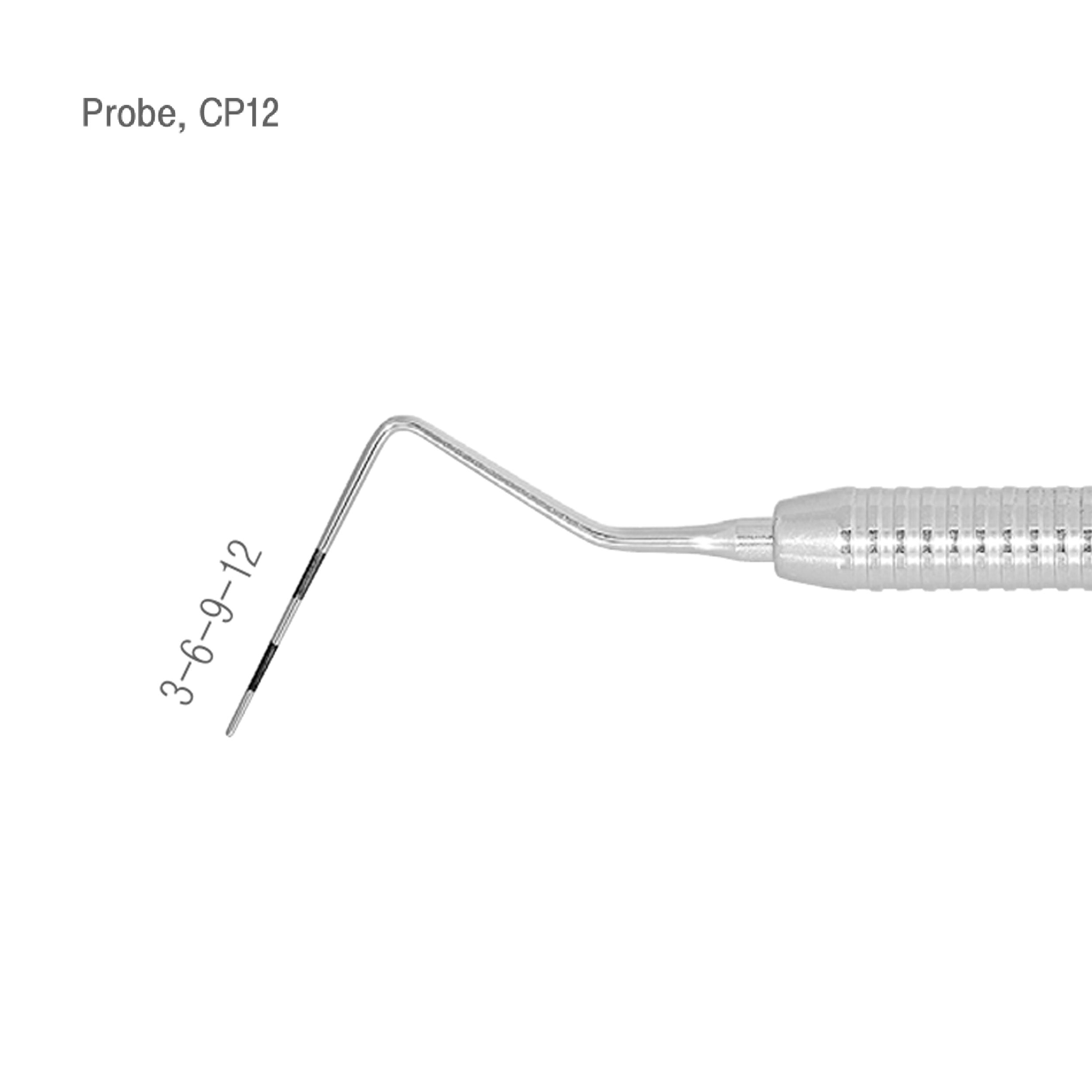 ポケット Dental Probe Dental Periodontal Probe CP12 - 3-6-9-12mm Pocket