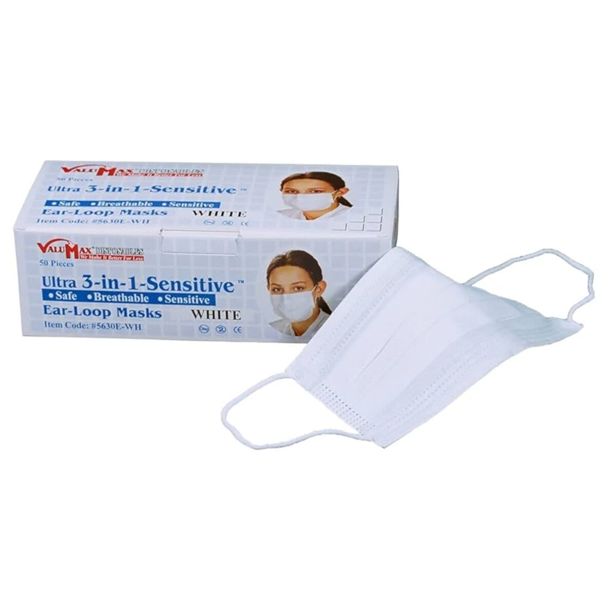 Source Control Mask Ultra 3-in-1 Earloop Mask - sourceonedental.com