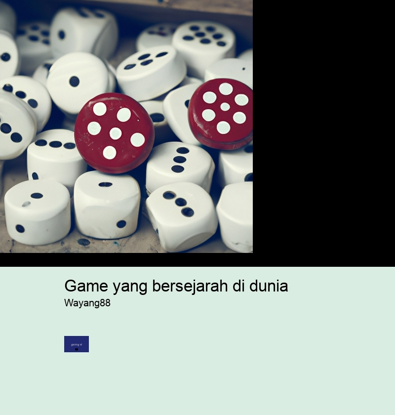 game yang bersejarah di dunia