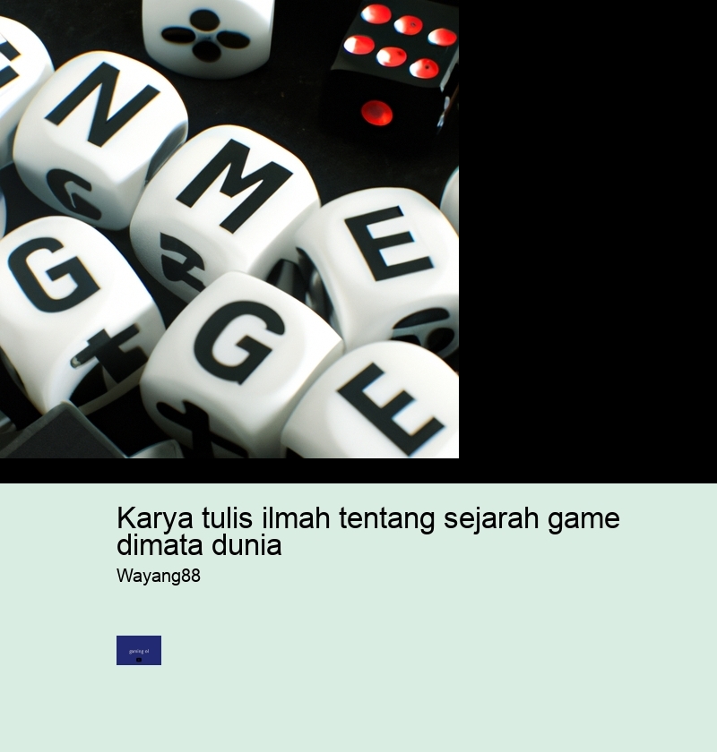 karya tulis ilmah tentang sejarah game dimata dunia