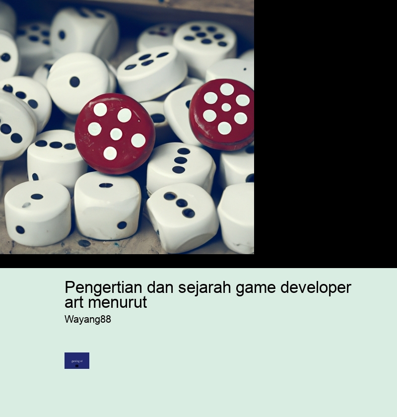 pengertian dan sejarah game developer art menurut