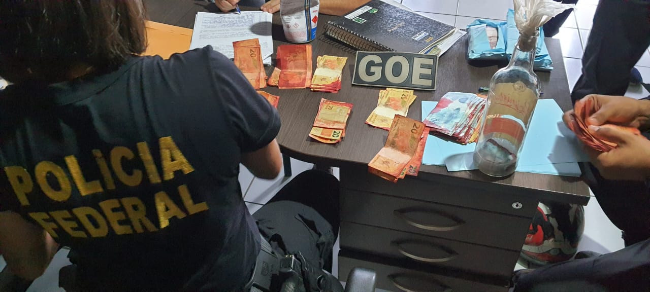 PF recupera mais de R$ 29 mil levado por criminosos de agência bancária de Balsas