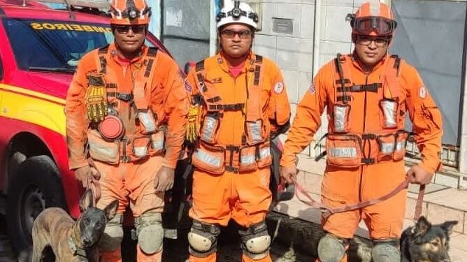 Bombeiros maranhenses encontram vítimas do desastre em Pernambuco