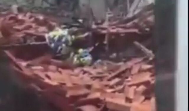 Teto de igreja desaba deixando 20 pessoas feridas e um bebê de 3 meses sem vida no MA