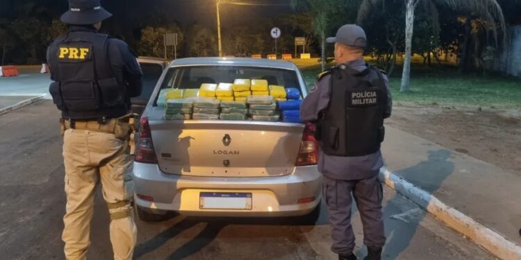 Dois homens são presos e quase 62 kg de drogas apreendidos na BR-135