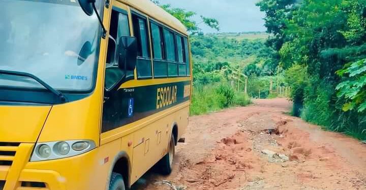 Pais de alunos cobram melhorias em estradas da Zona Rural de Itinga