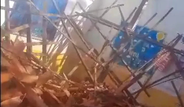 Teto de escola municipal desaba em Timon