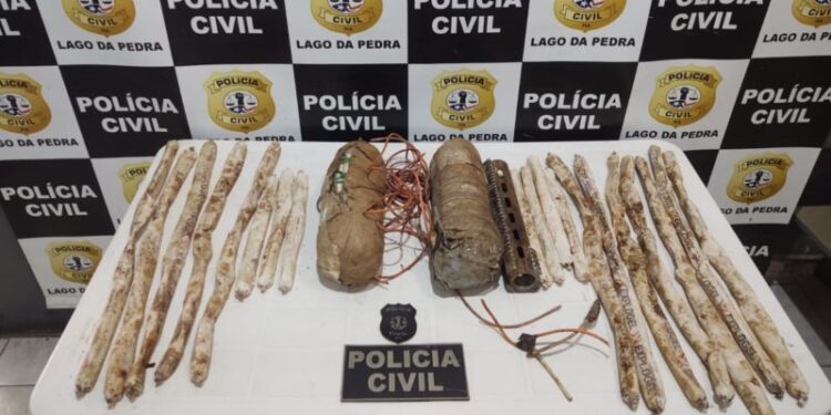 Polícia apreende explosivos em Lago dos Rodrigues no MA