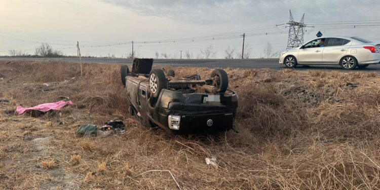 Policial militar morre após carro sair da pista e capotar na BR-135 no MA