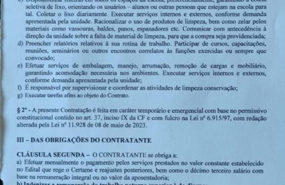 Vigilantes de escolas estaduais de Imperatriz cobram pagamento de benefícios