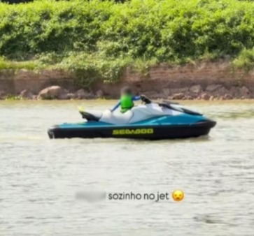 Criança de 4 anos é flagrada pilotando jet ski em Pindaré-Mirim; Conselhos Tutelares irão advertir os responsáveis