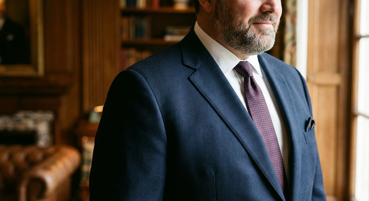 Costume homme grande taille : cultiver l'élégance sur mesure