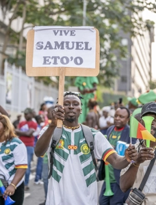 Supporters du Camerooun en joie