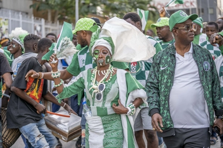 Supporters du Nigeria CAN 2024