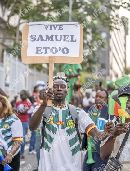 Supporters du Camerooun en joie