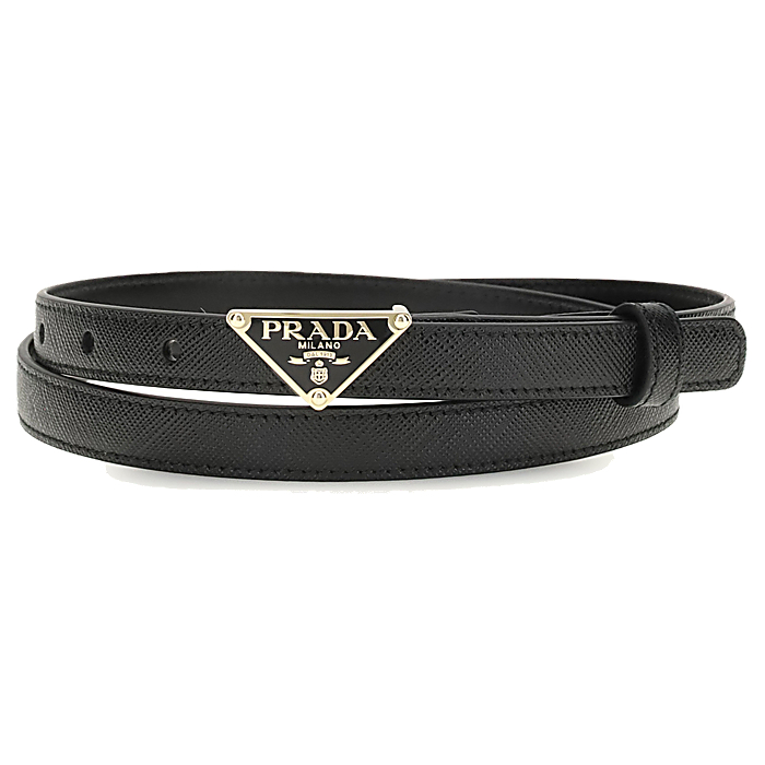 PRADA 1CC621053 ÇÁ¶ó´Ù Æ®¶óÀÌ¾Þ±Û ·Î°í ½½¸² º§Æ®