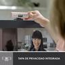 Cámara Web Full Hd 1080P, Rightlight 4, Logitech Brio 500 Rosado