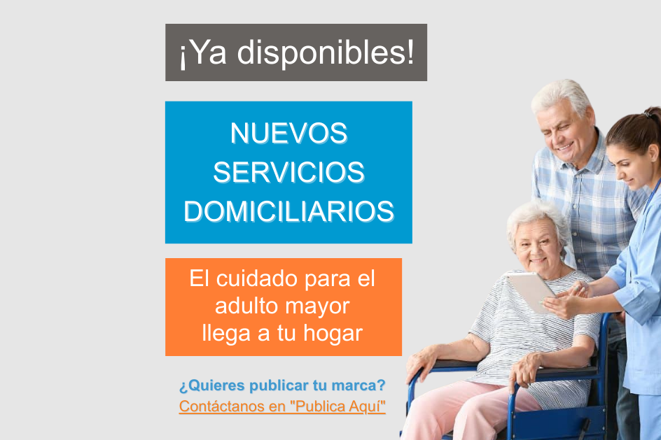 Adulto mayor con Home Servicios domiciliarios