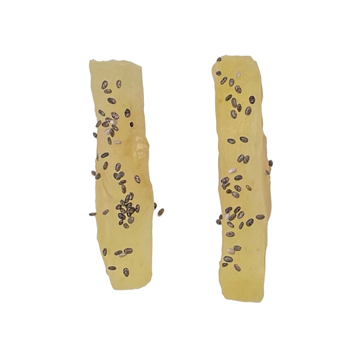 Espolvorear en un alimento en forma de palito