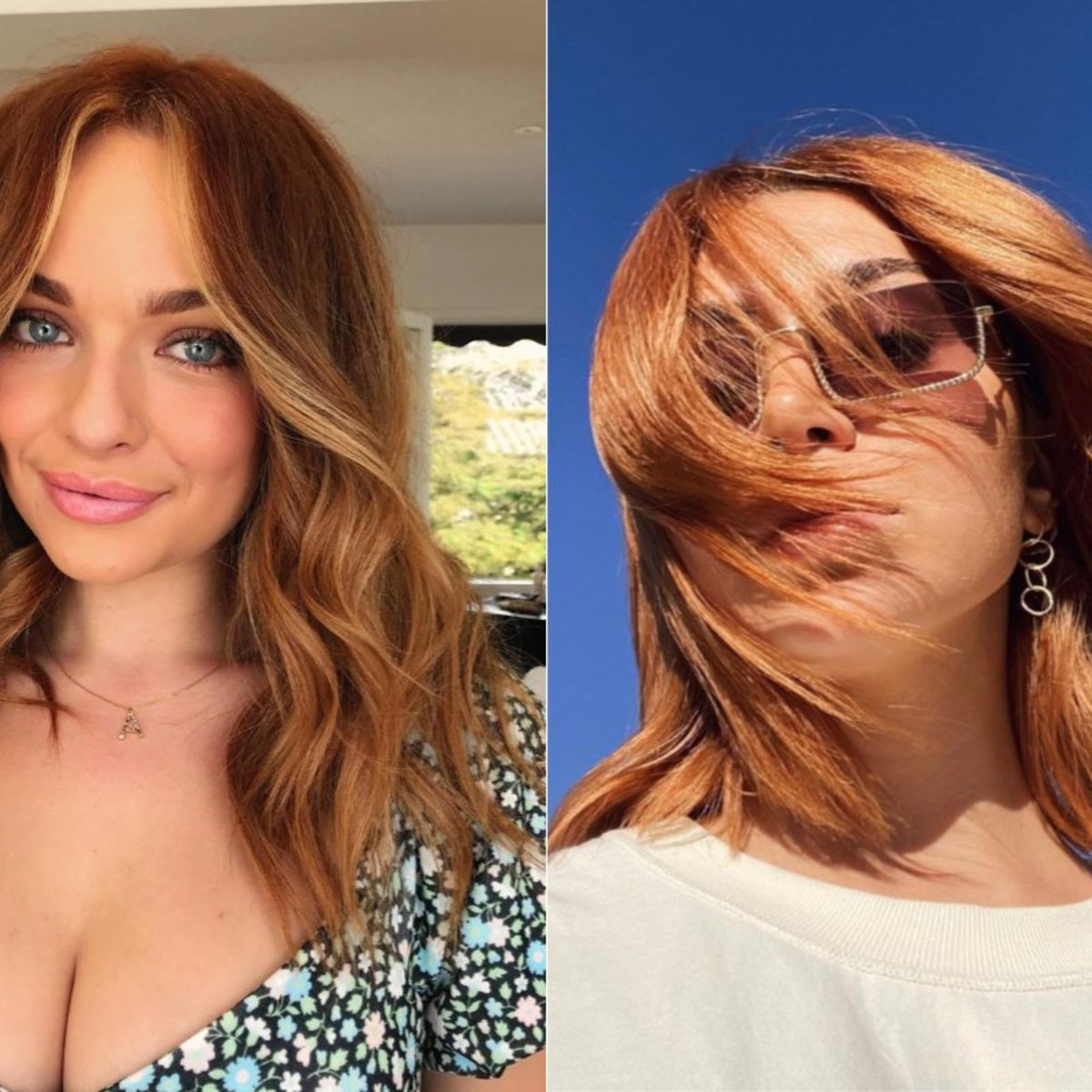 Trending Now: Cinnamon Red Balayage Hair Color