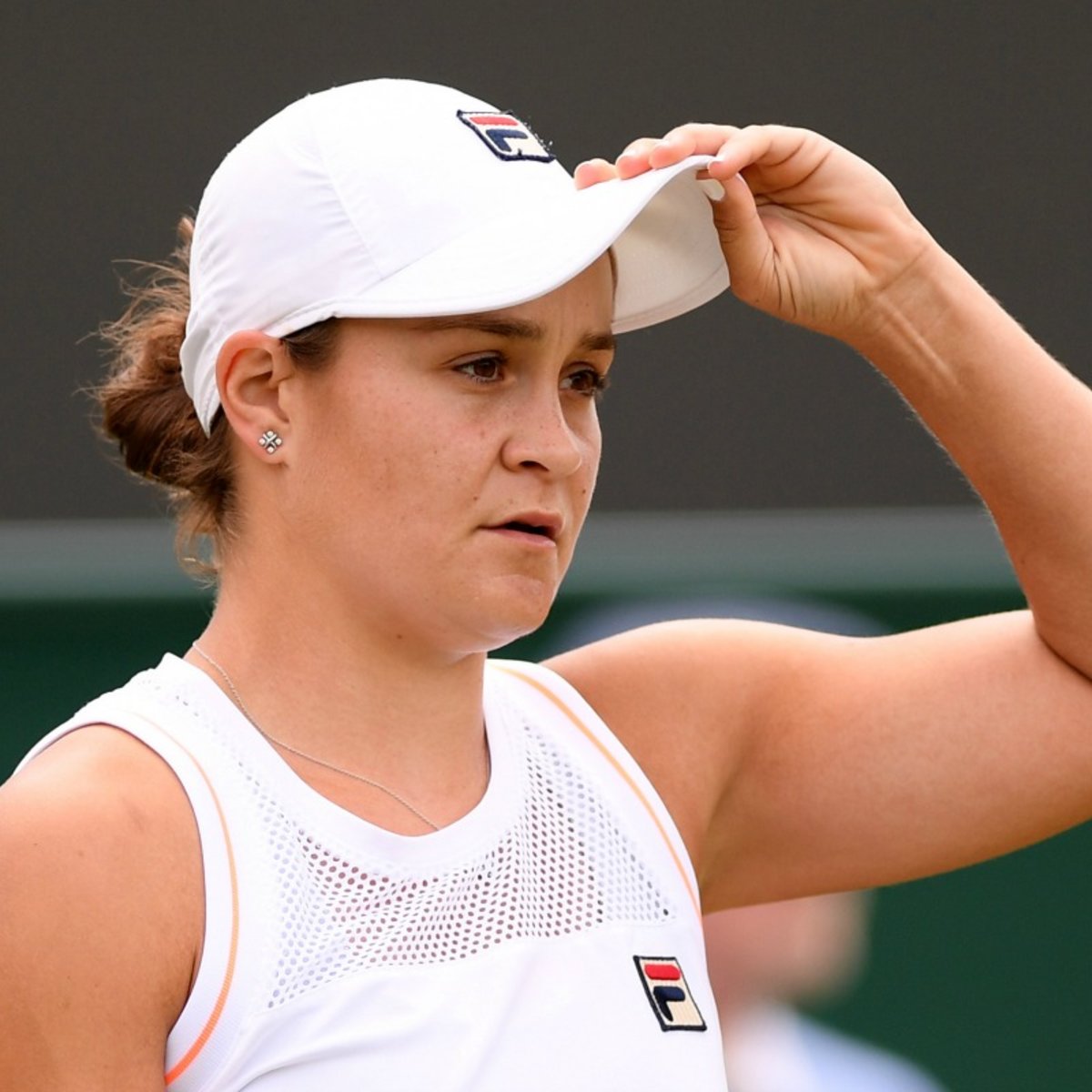 Ash Barty Wimbledon Ash Barty reacts to shock Wimbledon loss.