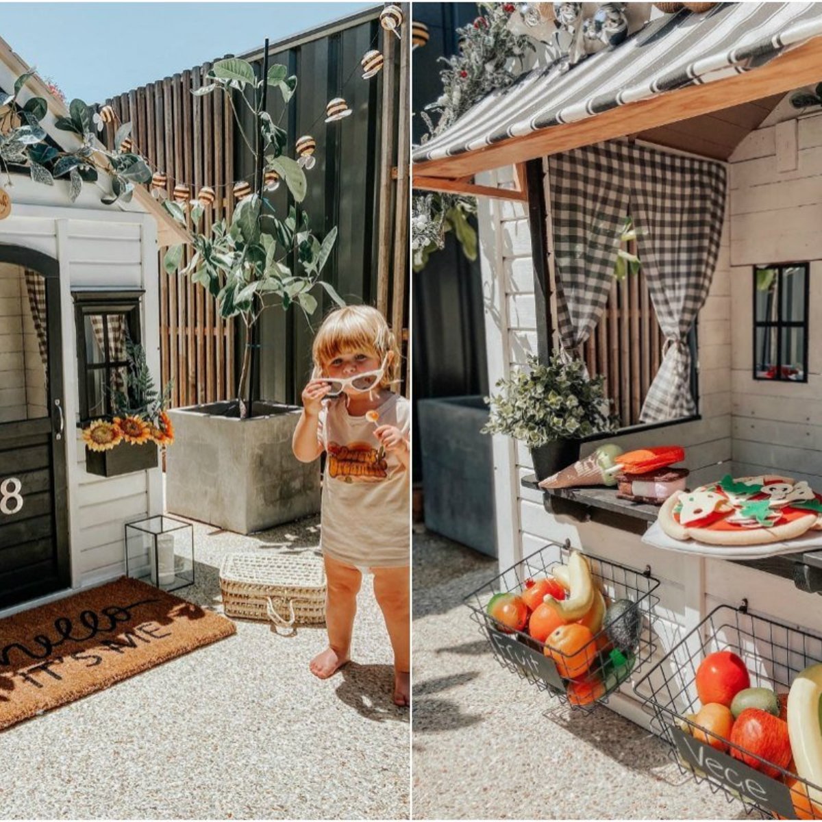 A Mum Turned Her Kmart Cubby House Into A Luxe Farm House
