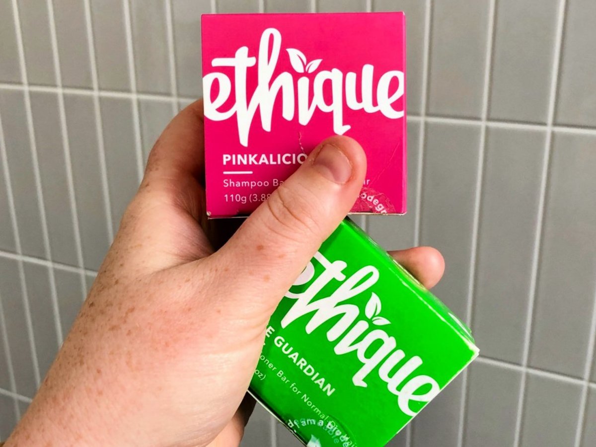 An Ethique and conditioner bars