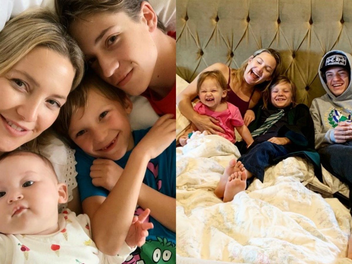 Kate Hudson Talked About Co-Parenting Her Three Kids With Three Dads