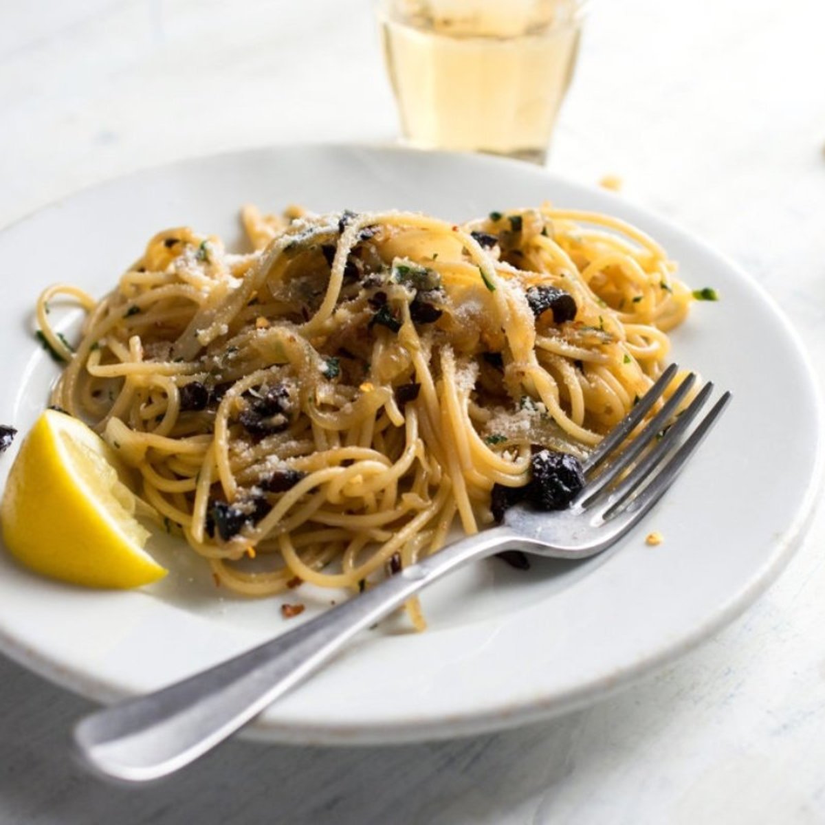 Pasta Recipe Spicy Spaghetti With Caramelized Onions And Herbs