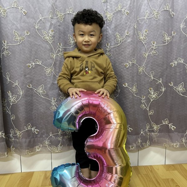 劉宥辰3歲0個月