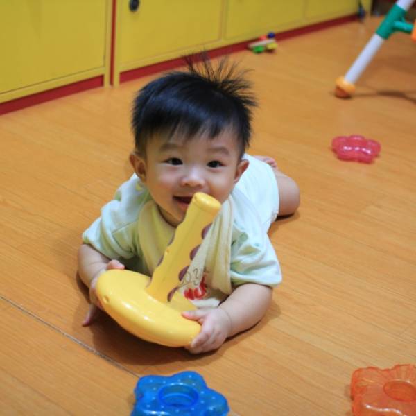 爬訝爬我終於拿到玩具了