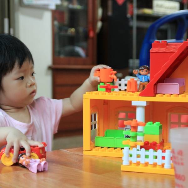 新的組合積木，大家都很好奇